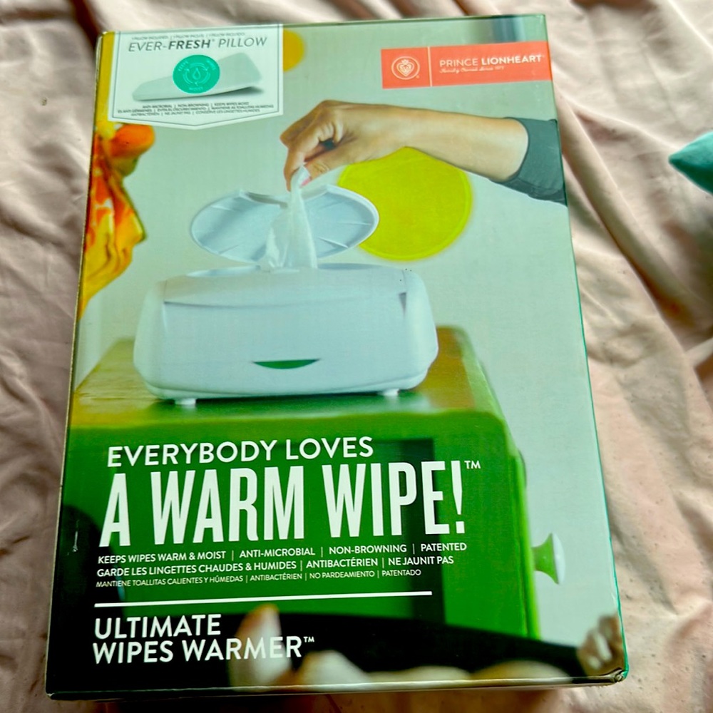 A warm wipe